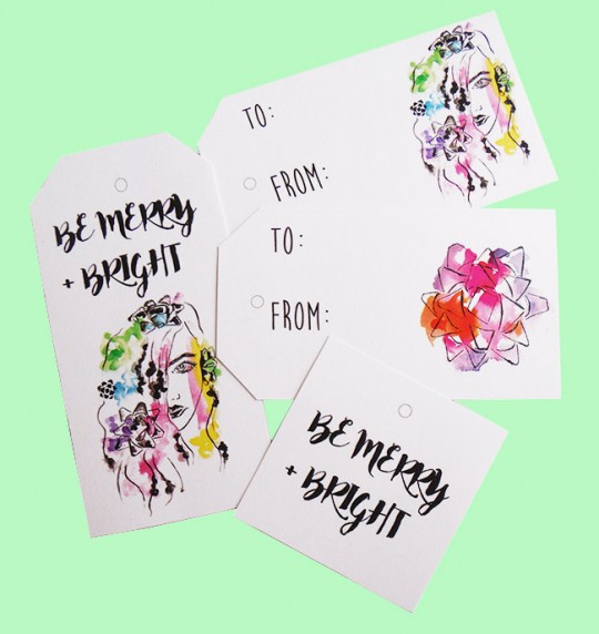 Free Printable: Gift Wrap + Gift Tags - Lacee SwanLacee Swan
