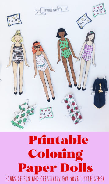 How to Draw Paper Dolls Clothes - Lacee SwanLacee Swan