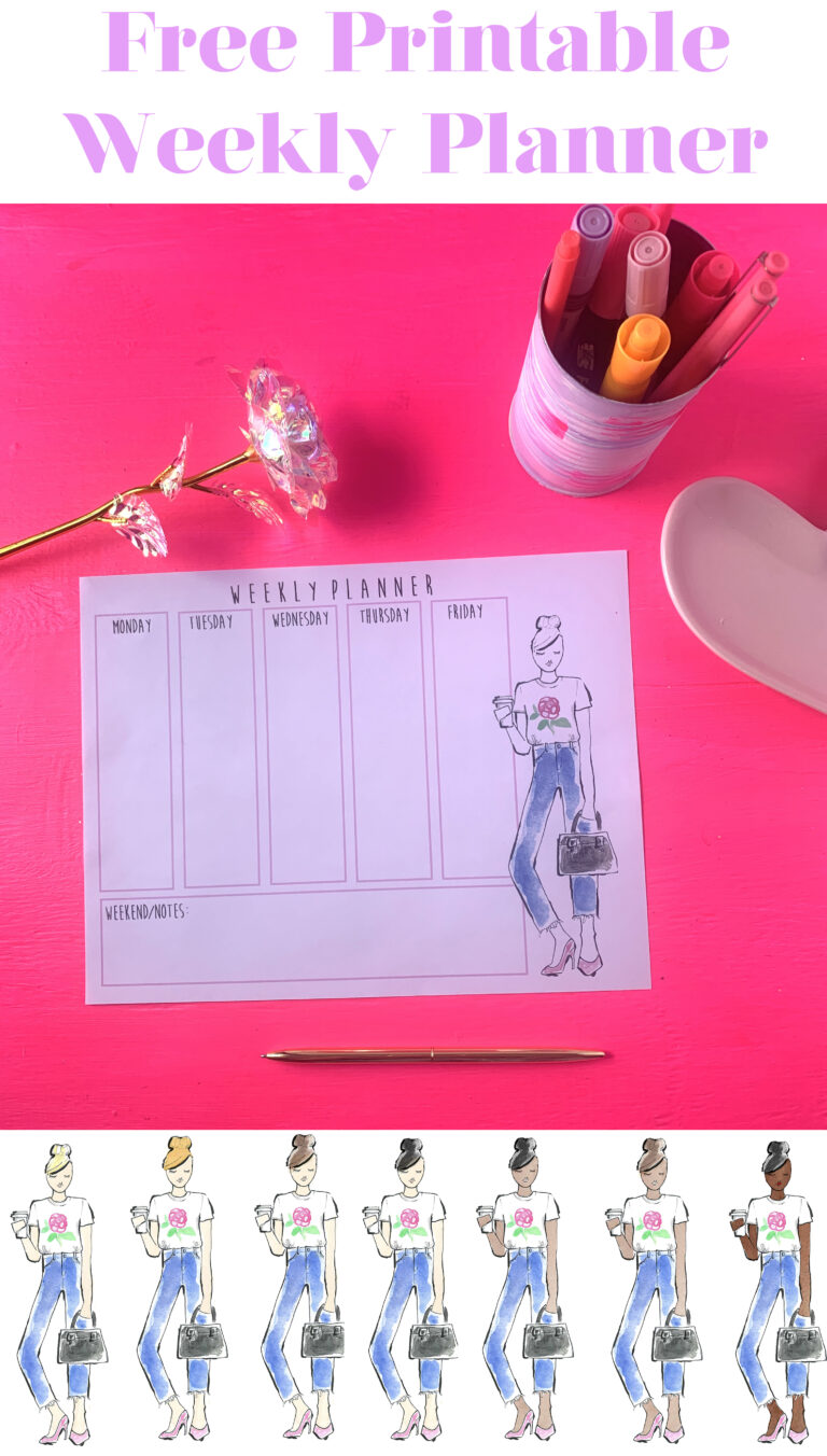Free Printable Weekly Planner - Lacee SwanLacee Swan