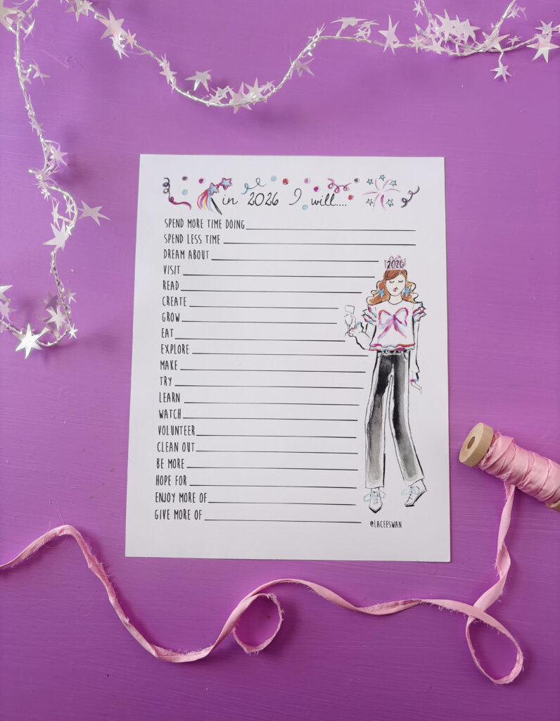 New Years Intentions Worksheet
